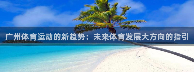 领航国际平台招商：广州体育运动的新趋势：未来体育发展大方向的指引