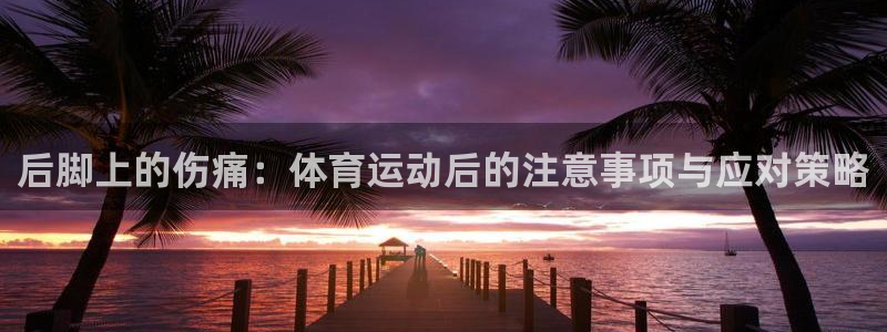 领航国际平台：后脚上的伤痛：体育运动后的注意事项与应对策略