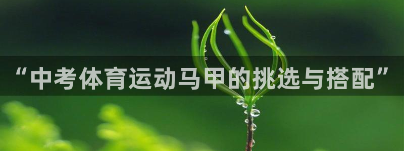 领航国际体育2官网入口：“中考体育运动马甲的挑选与搭配”